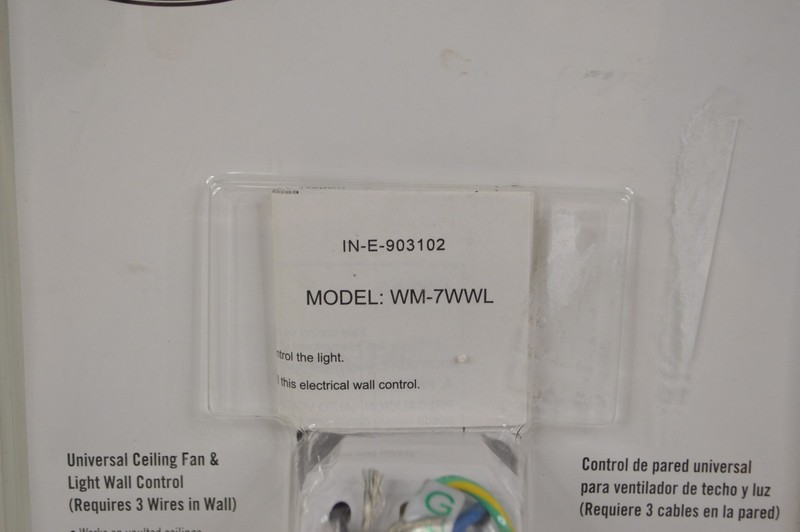 Harbor Breeze Universal Ceiling Fan & Light Wall Control #0130622 NEW SEALED gallery