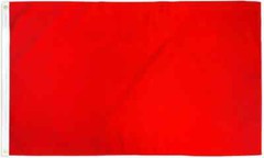 Red 2x3ft Poly Blank Dye-Sublimated Solid Color Flag