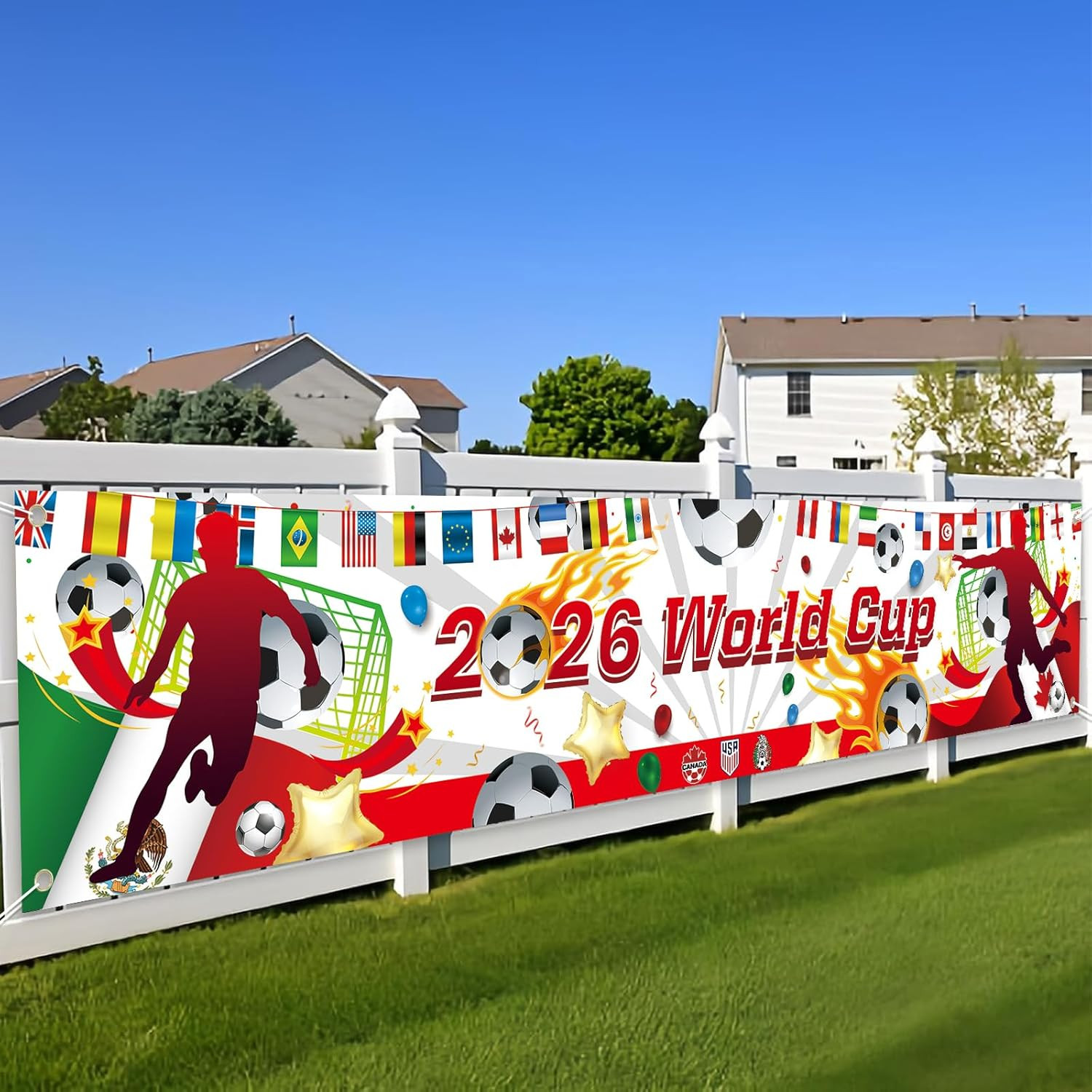 World Cup Banner for 2026 International Flags Decorations around the World Cup B gallery