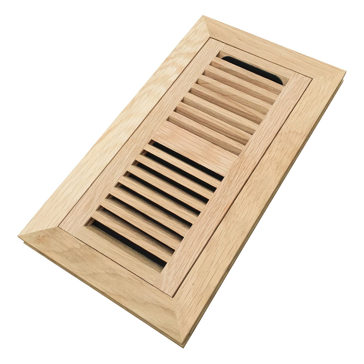 Homewell Wood (Oak, Maple, Hickory) Floor Register, Flush Mount Vent, Unfinished gallery