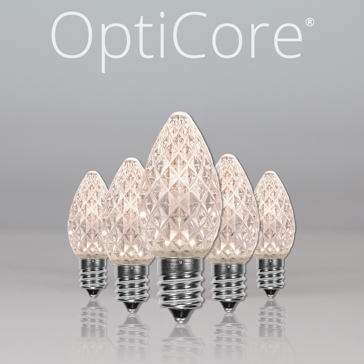 25 C7 LED Shatterproof Christmas Lights Unbreakable OptiCore Replacement Bulbs gallery