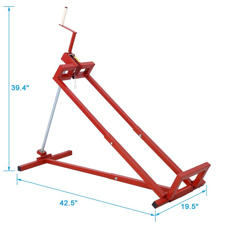 800Lbs Universal Adjustable Easy Lawn Mower Lift fo rCar Riding Tractors Lift gallery