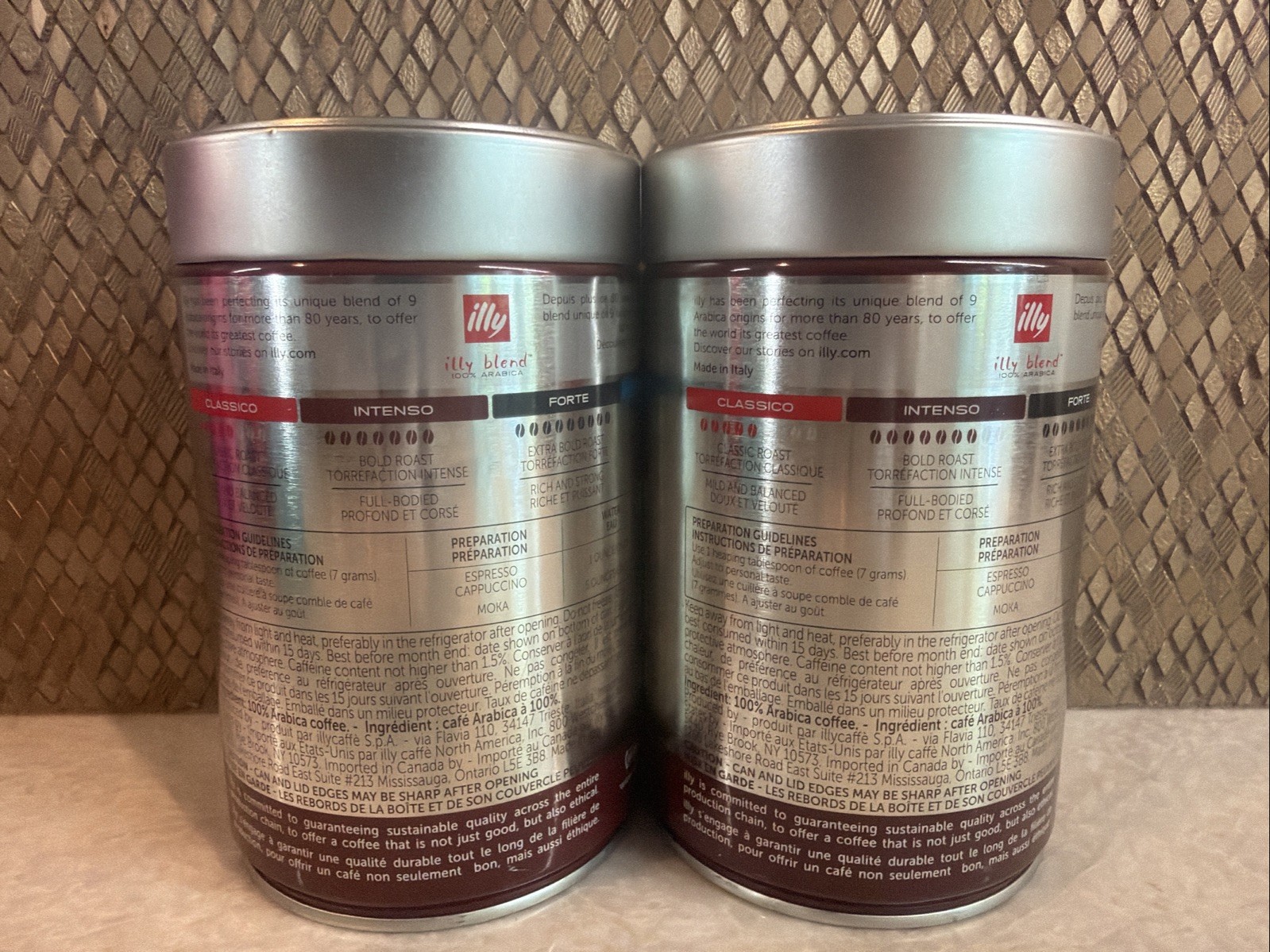 illy Ground Coffee Espresso Intenso Bold Roast, 8.8 Oz (2 Pack) BB 06/2027 gallery