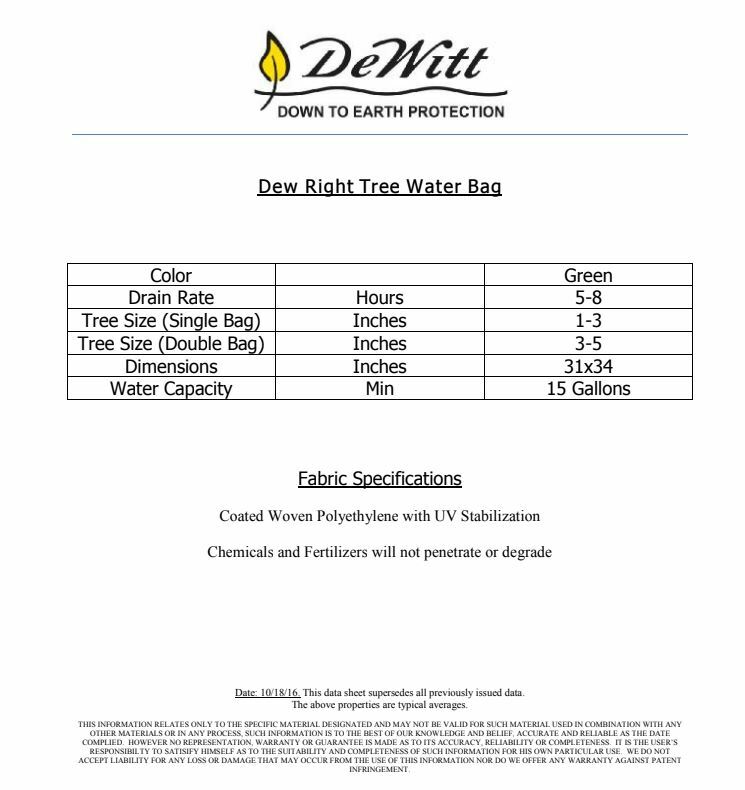 DeWitt Tree Watering Bag - Slow Release Irrigation 8-PACK gallery