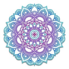 Vibrant Colorful Pattern Mandala Vinyl Sticker Car Sticker Decal Laptop Buddhist