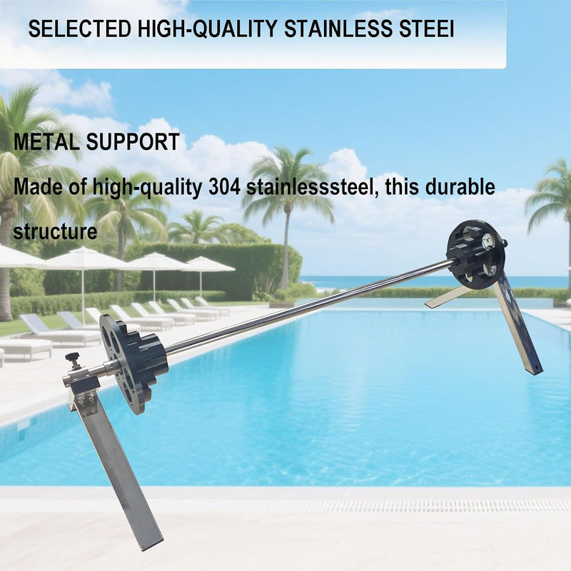 Pool Filter Cleaning Stand,Stainless Steel Pool Cartridge Filter Cleaner,360°Fre gallery
