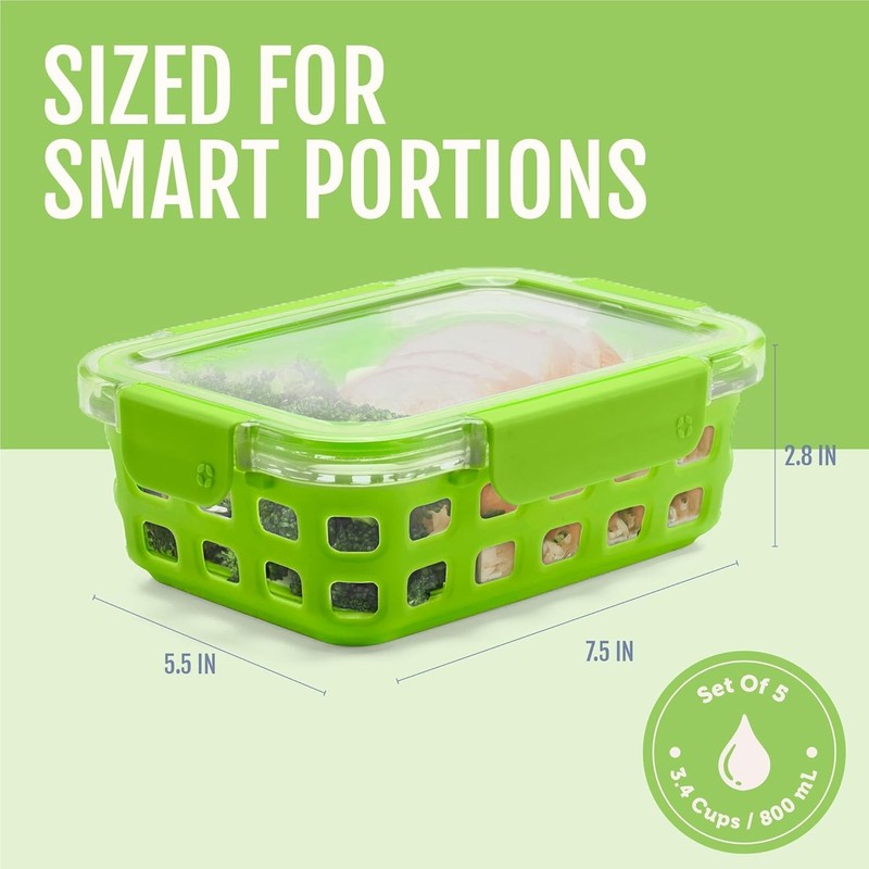 ELLO DURAGLASS 10-PIECE CONTAINER SET - NEW gallery