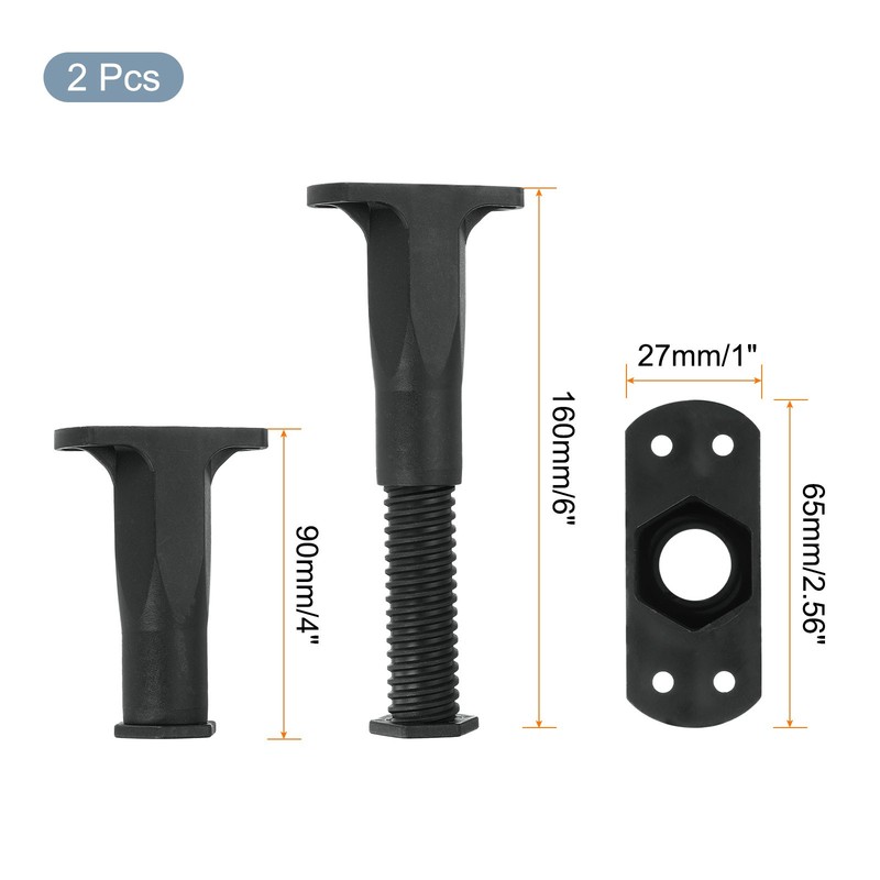 2Pcs Adjustable Bed Frame Support Legs 4 Inch Bed Center Slat Support Leg gallery