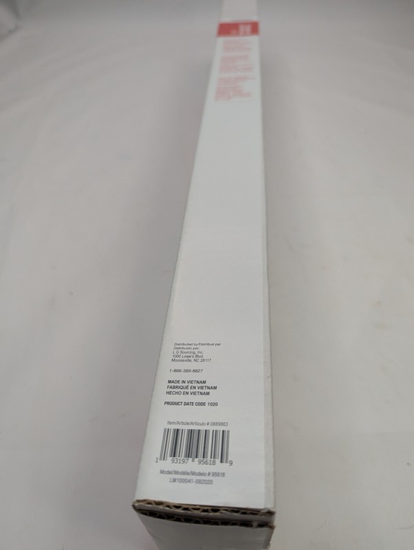 Project Source 1" Cordless Vinyl Mini Blind, White - Size 23" x 42" - Child Safe gallery