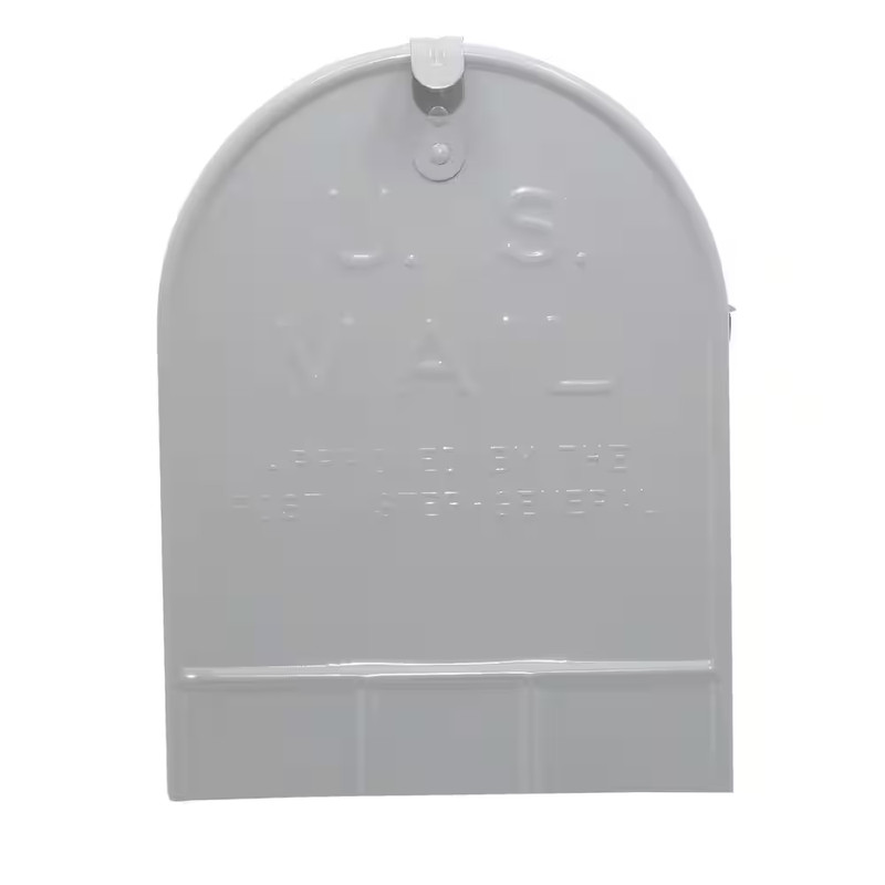 Stanley Gray, Extra Large, Steel, Post Mount Mailbox gallery