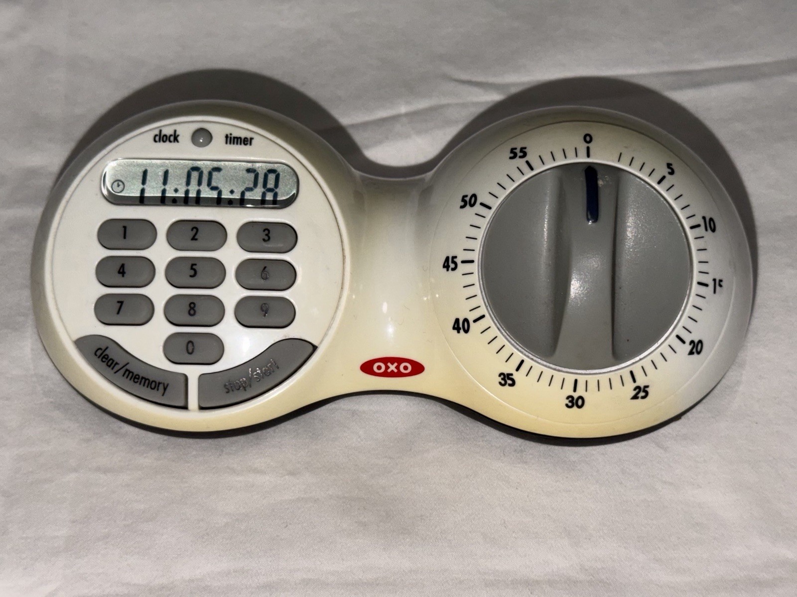 OXO Good Grips Times Squared Double Timer Blue Analog & Digital Tested Works gallery