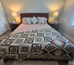 EXTRA LARGE, REVERSIBLE, ALPACA WOOL,MULTICOLOR BLANKET ECUADOR 74,8×91,33 in
