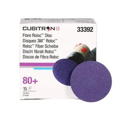 3M Cubitron II Quick Change Grinding Discs, 3 in Dia, 80+ Grit, 15 Pack
