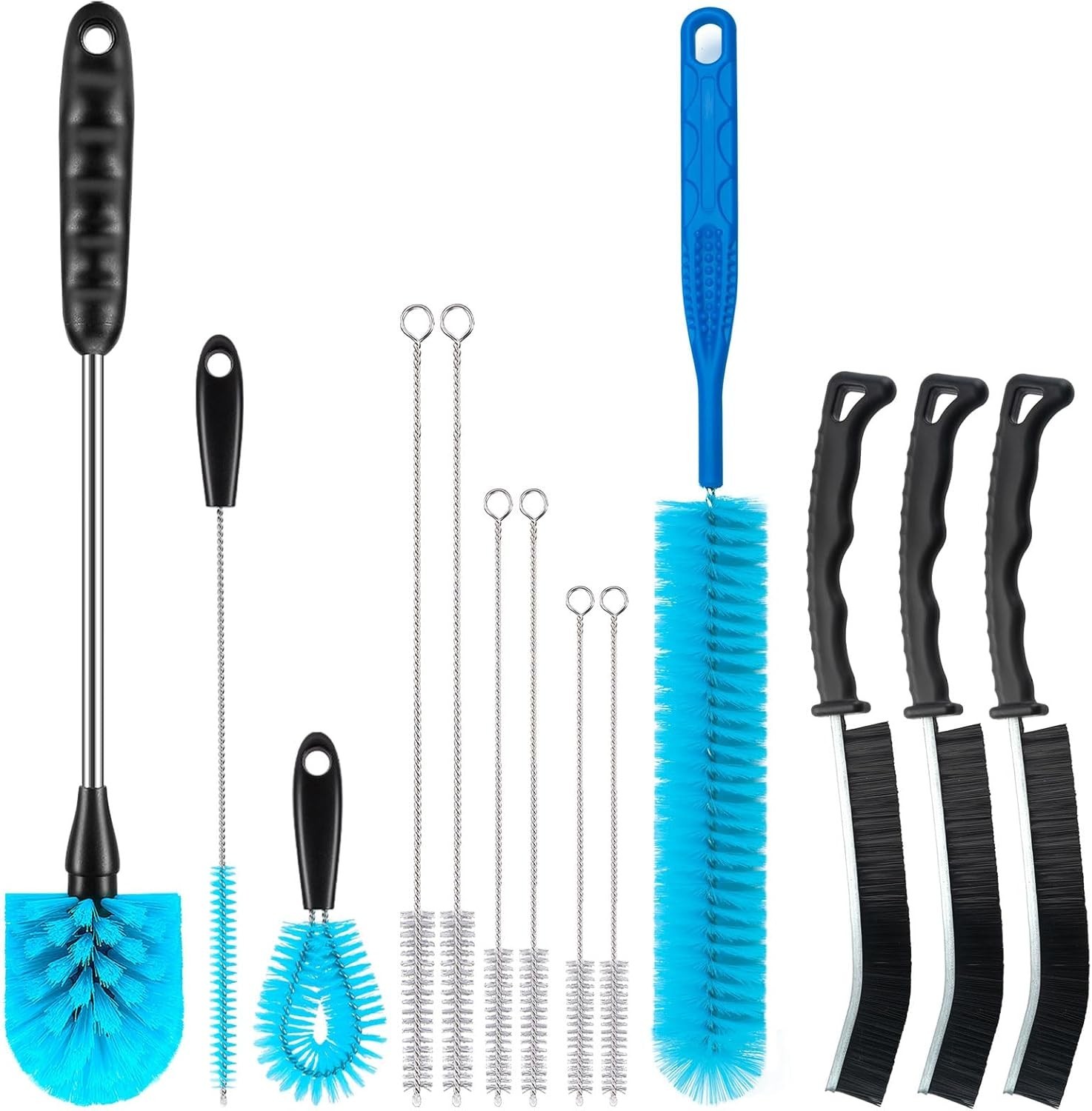 13 Pcs Bottle Brush Cleaning Set Long Handle Bottle Cleaner for Washing Narrow gallery