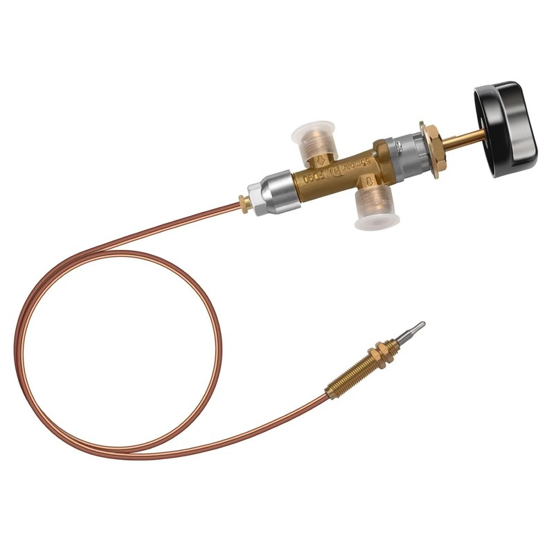 Brass Metal+ABS Plastic Low Pressure LPG Propane Gas Safety Control Valve Kit gallery