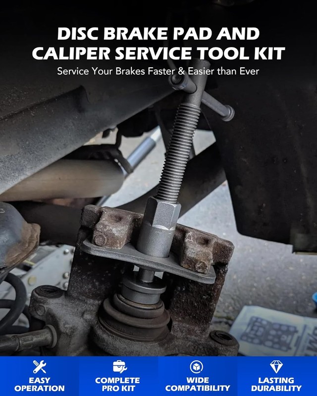 Orion Motor Tech 24pc Brake Caliper Compression Tool Set - Piston Wind Back Kit gallery