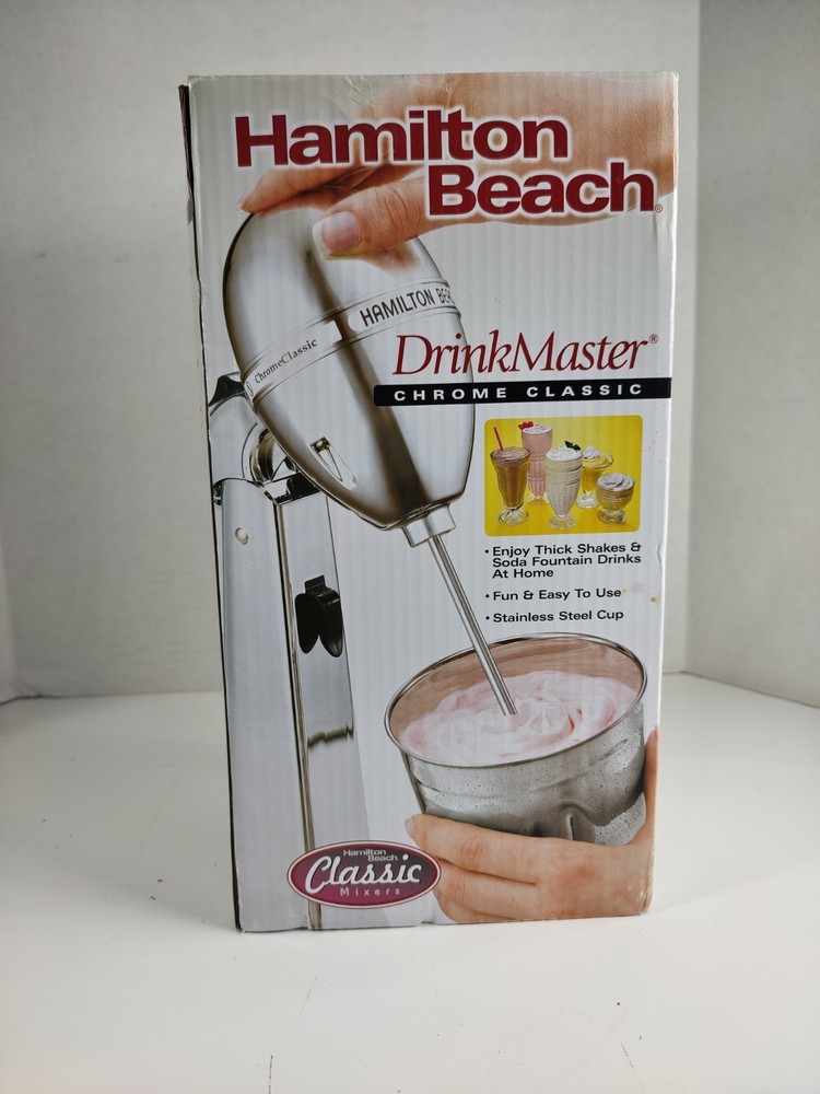 Milkshake Maker Drink Mixer Hamilton Beach 2 Speeds Fruit Smoothie Malt Blenders