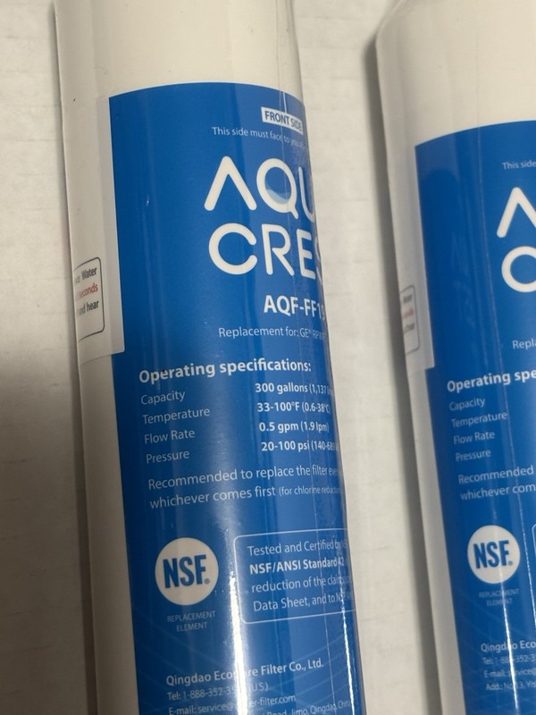 RPWFE Refrigerator Water Filters Replacement For GE RPWFE RPWF w/ Chip- 2 Pack gallery