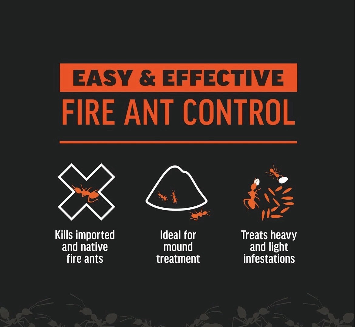 2 Pack AMDRO Fire Ant Bait Killer Granules Hydramethylnon - 1 Lb. gallery