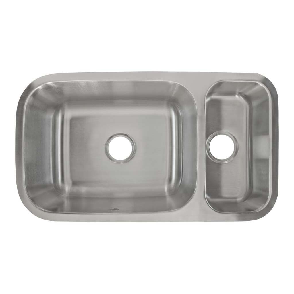 Undermount Stainless Steel Double Basin Kitchen Sink 32 1/4 " x 17 7/8" x 9" gallery