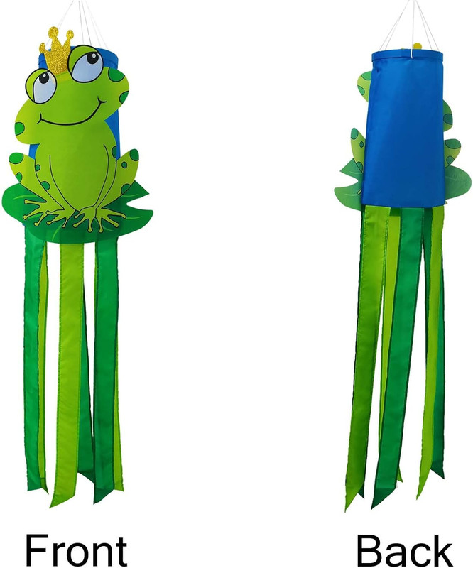 40-Inch Frog Windsock - Fun Summer Decoration for Outdoor Living Spaces gallery