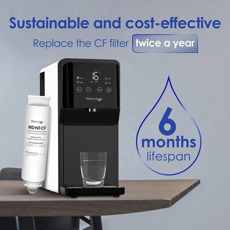 Waterdrop WD-N1-CF Filter,Replacement for WD-N1-W Reverse Osmosis System gallery