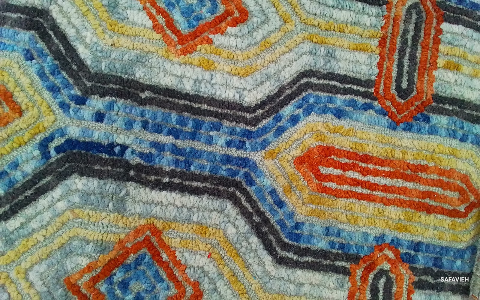 GREY / BLUE 2'-3" x 12'-0" Back Stain Rug, Reduced Price 1172797345 TRC515F-212 gallery