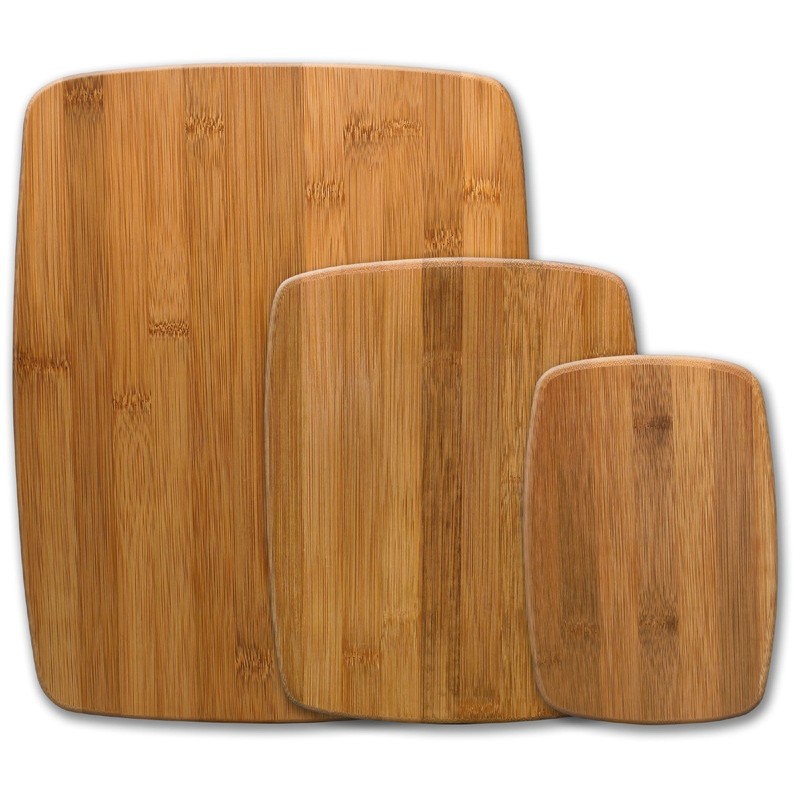 Classic Bamboo Cutting Boards - 3-Piece Set, Perfect for Kitchen Food Prep gallery