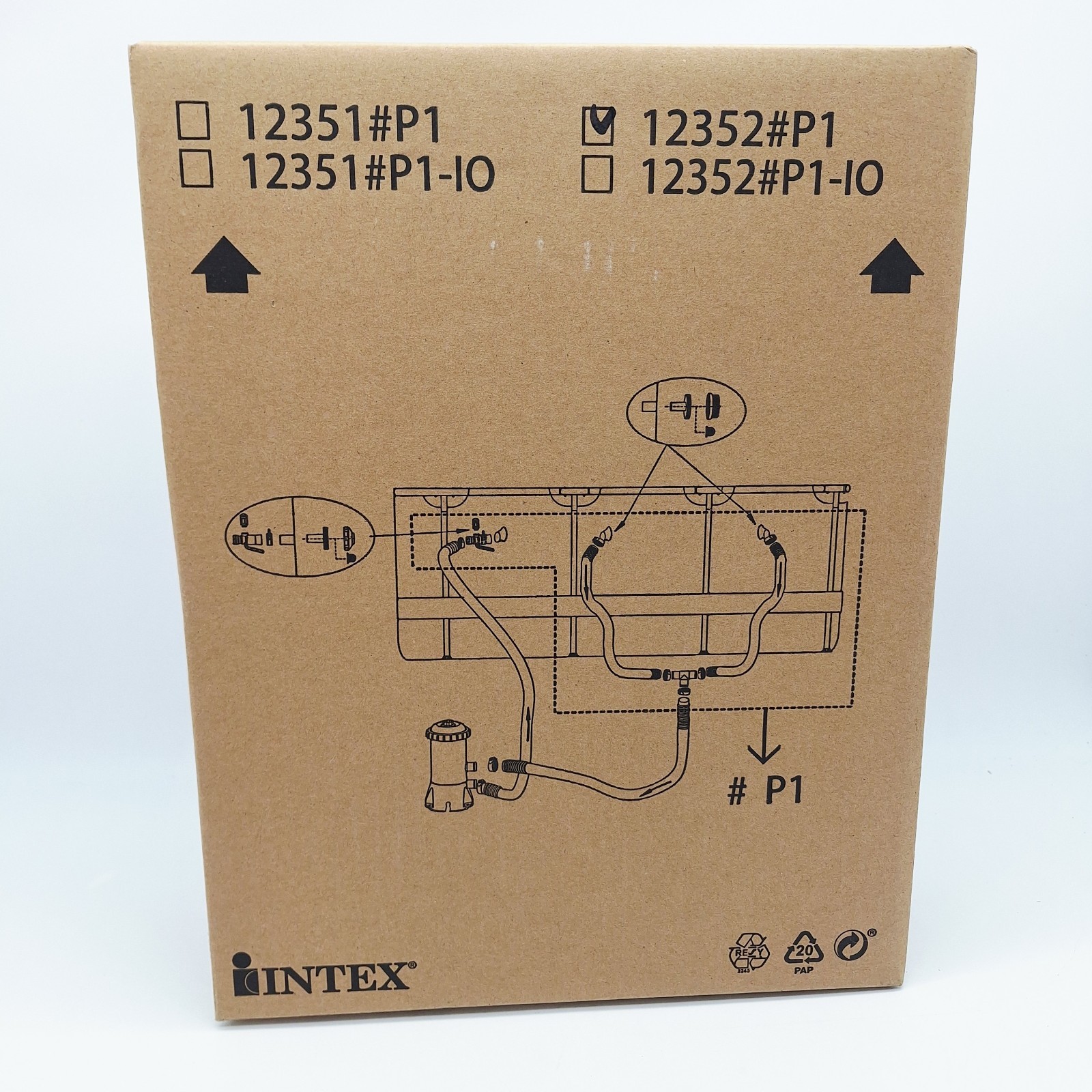 Intex 12352 #P1 Accessory Box for Above Ground Pools NEW Hoses and Attachments gallery