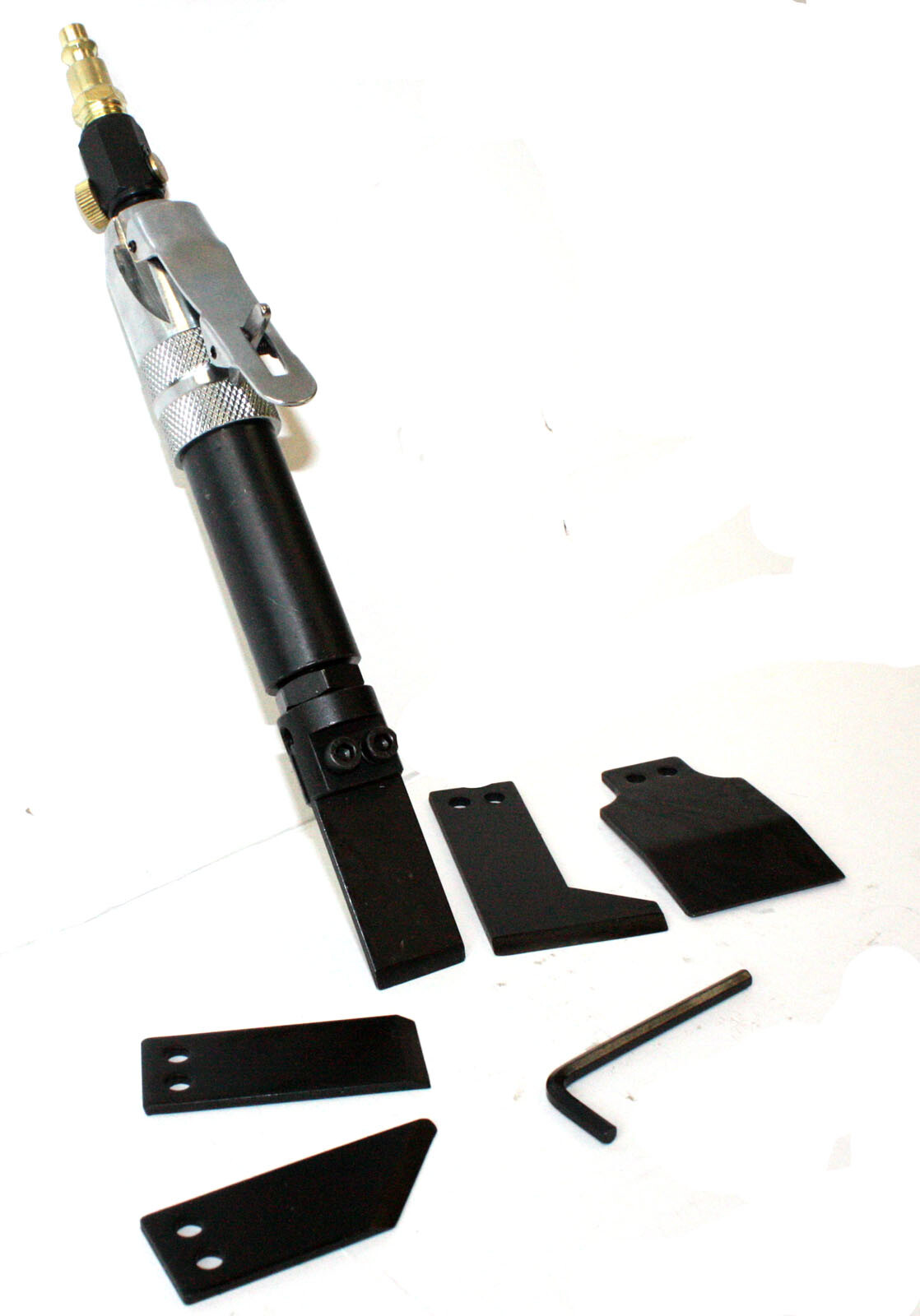 Pneumatic Air Scraper Kit w/5 Blades & Oiler Remove Gasket Paint Rust Sealer gallery