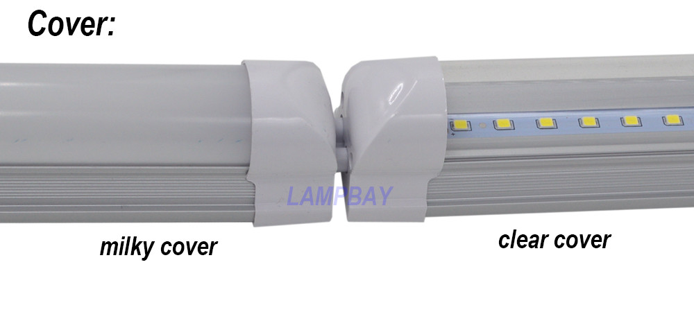 LED Tube Light 2ft 3ft 4ft 5ft 6ft 8ft T8 Integrated Bulb Fixture Linear Lamp gallery