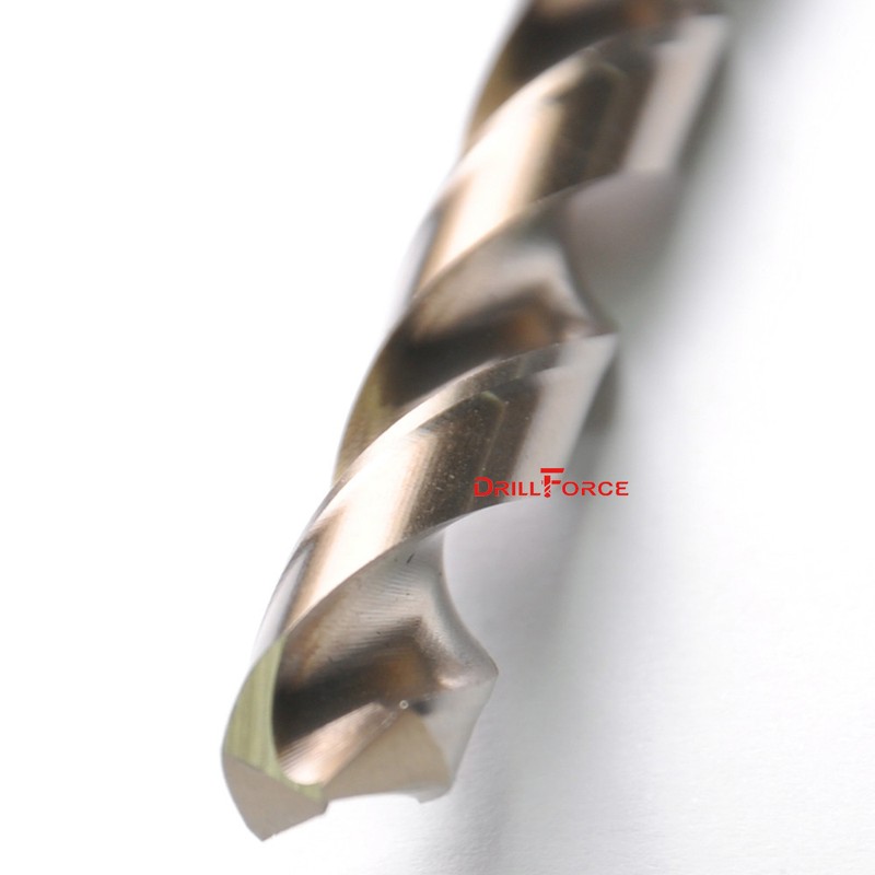 DRILLFORCE 10PCS 1/8" COBALT DRILL BIT SET HSS M35 TWIST TOOLS METAL DRILL BITS gallery
