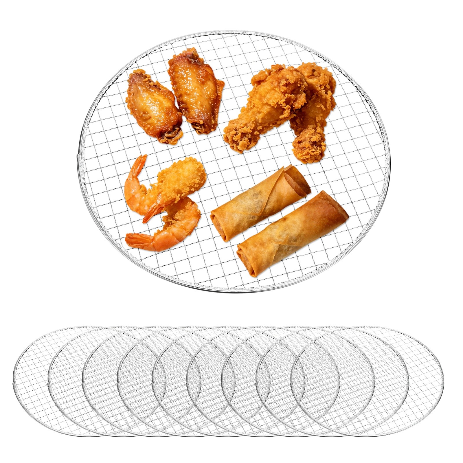 10 Pack Disposable Grill Topper, 11.81 Inch Grill Grate Replacement for Outdoor gallery