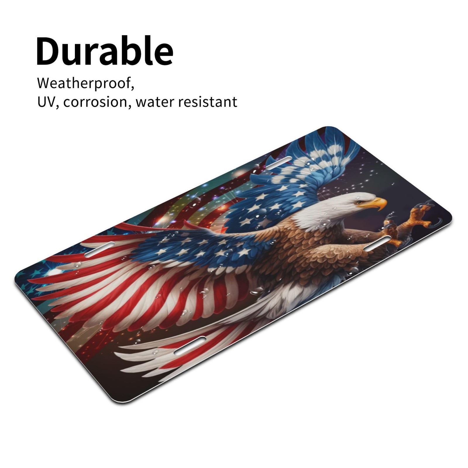 Front License Plate for Car Designs Animal Eagle America USA Stainless License P gallery