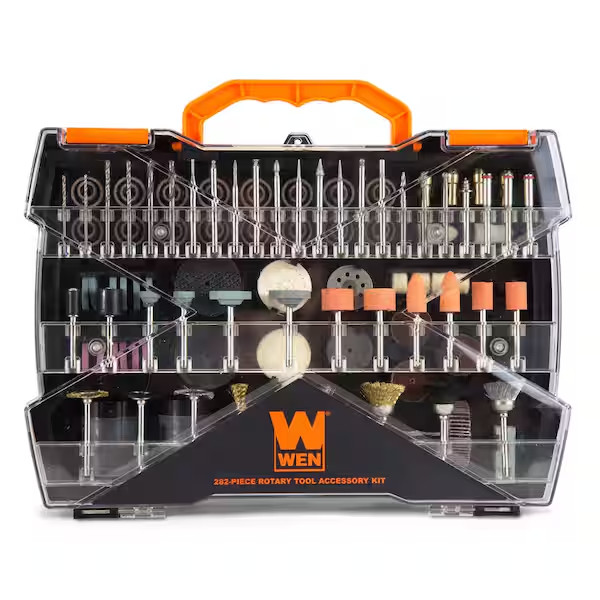 Assorted Rotary Tool Accessory Kit with Carrying Case 282-Piece for WEN & Dremel gallery