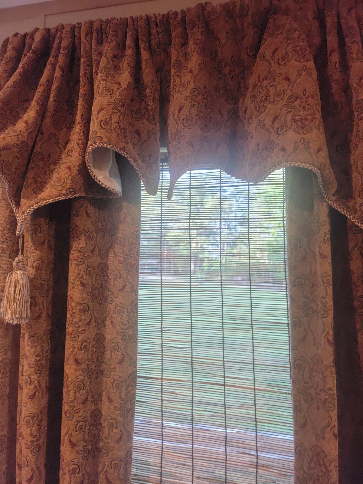 4 Valences 50 IN×21 Also 4 Drape Panels 50×84 $48EACH VALENCE $48 EACH PANEL. gallery