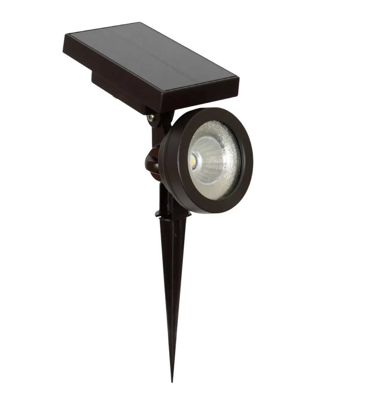 Member's Mark, 2 Pk - Garden LED Accent Solar Spotlight | Oil-Rubbed Bronze gallery