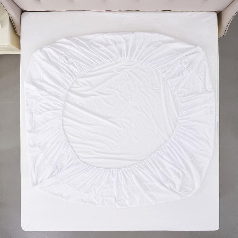 Waterproof Mattress Protector - Fitted Elastic with Deep Pockets - Sacred Thread gallery