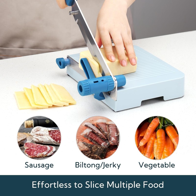 Cheese Slicer Cutter with Adjustable Thickness for Hard Soft Cheese Food gallery