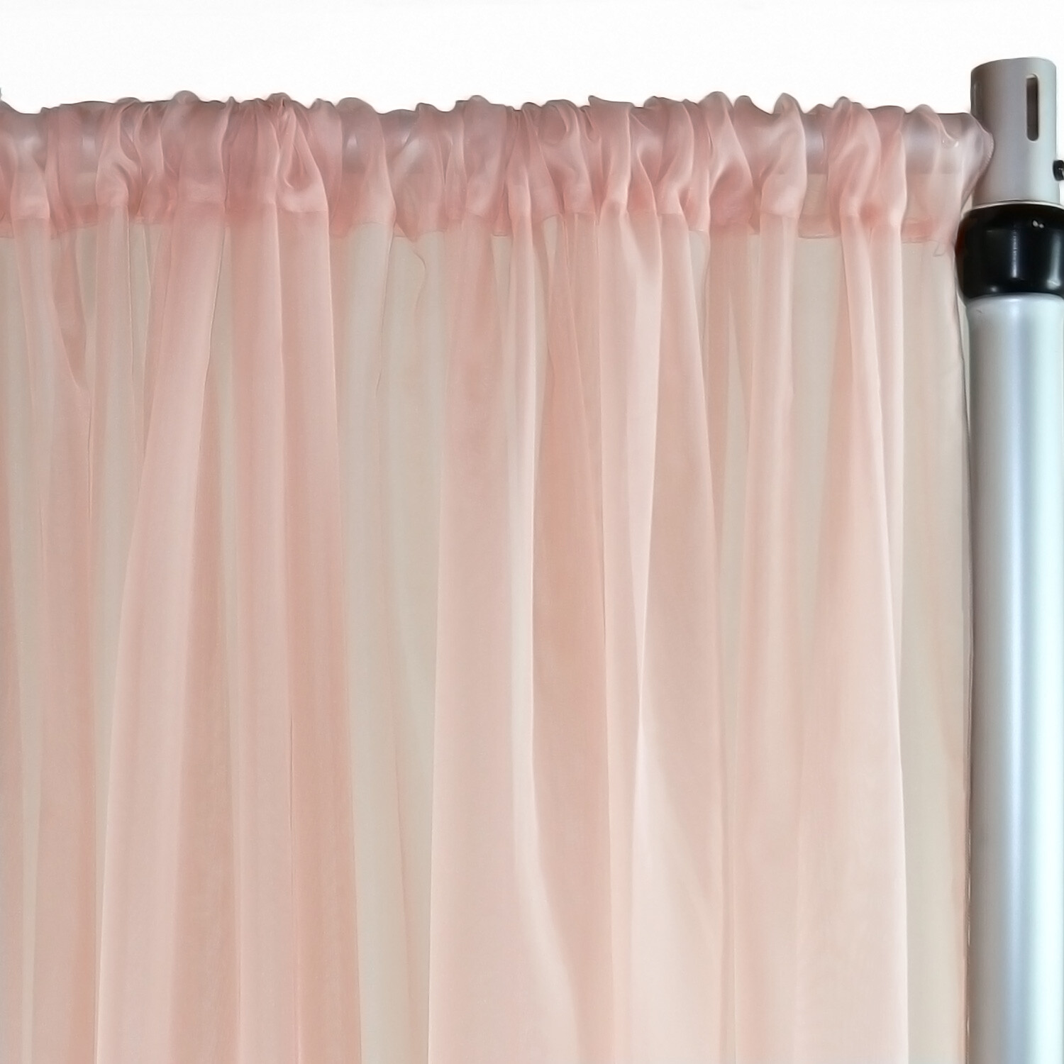 Your Chair Covers - Voile Sheer Drape, Bridal Curtain Backdrop for Wedding gallery