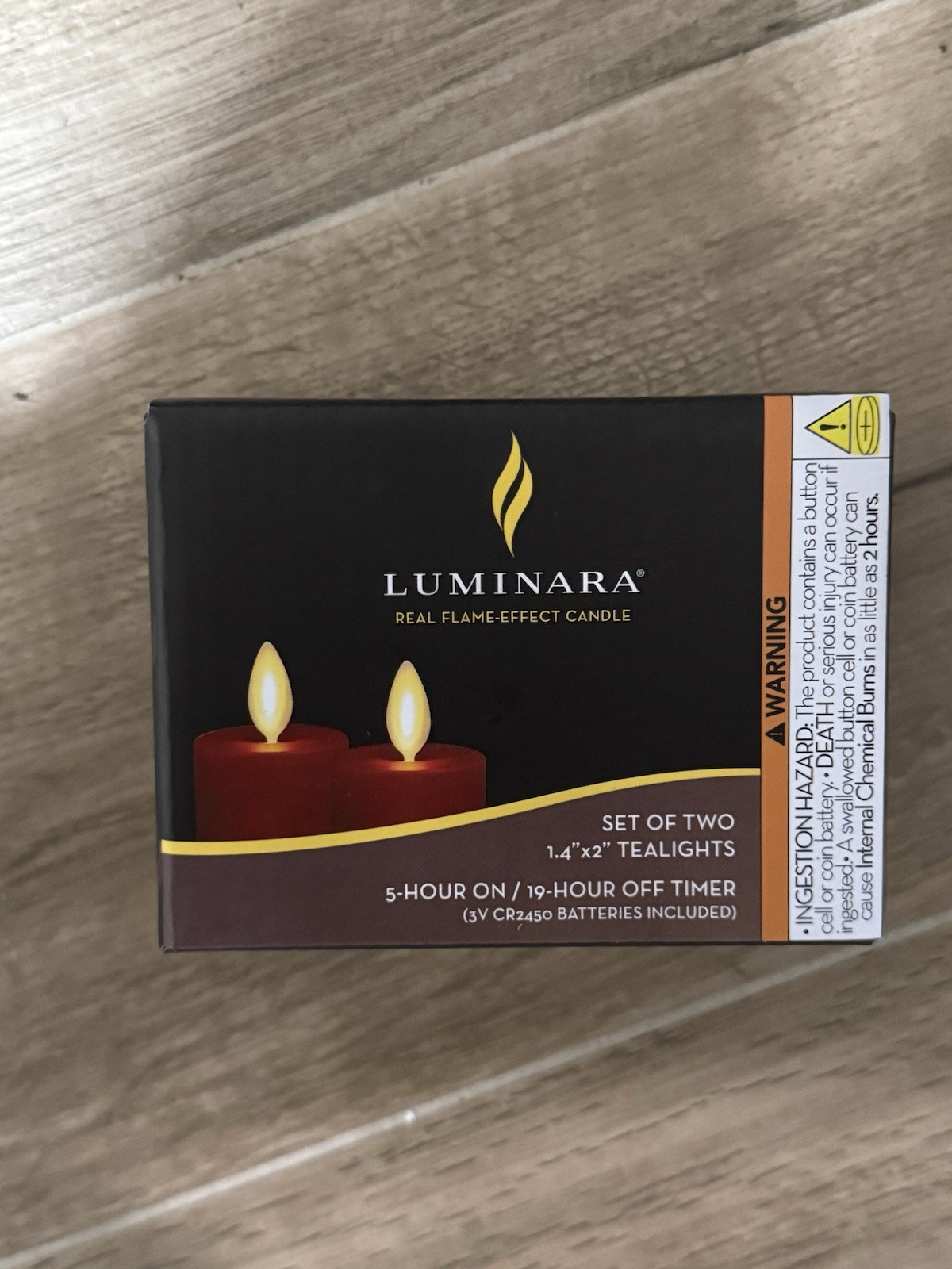 Luminara Flameless Real Flame-Effect Battery Operated LED Candle 1.4"x2" gallery
