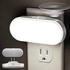 Led Night Light, Plug into Wall, [2 Pack] with Dusk to Dawn Sensor, 1W 5000K Dim