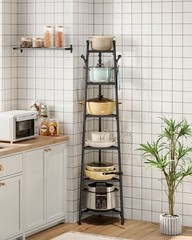 Pot Racks, 6-Tier Cookware Stand, Triangle Shelf Storage Tower for Kitchen, P…
