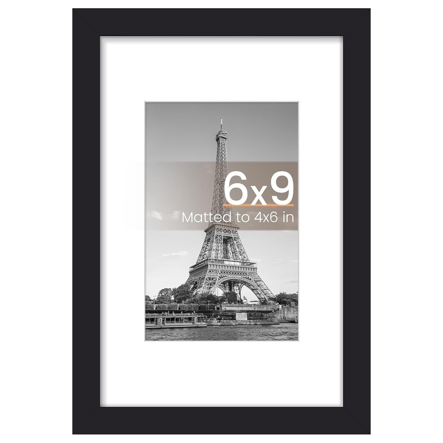 6x9 Picture Frame Display 4x6 with Mat or 6x9 Wall Hanging Picture Frame Home gallery
