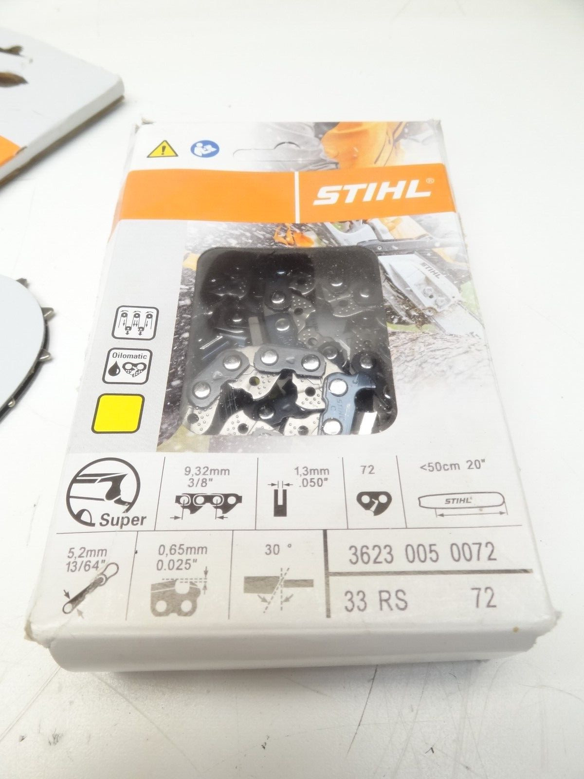 STIHL 20" Light 04 BAR & CHAIN full chisel 3/8 .050 72dl MS 311 361 362 390 391 gallery