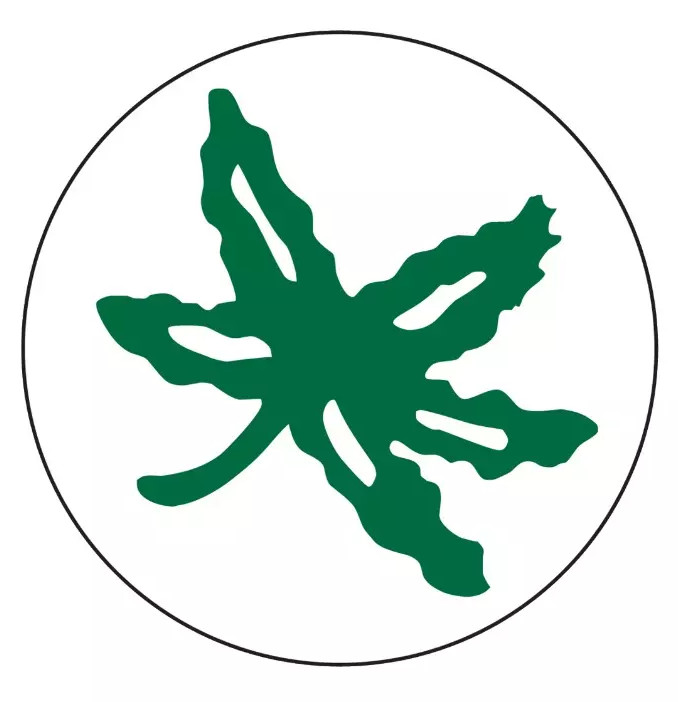 Ohio Buckeye State Leaf Round Laminated Vinyl Sticker/Decal gallery