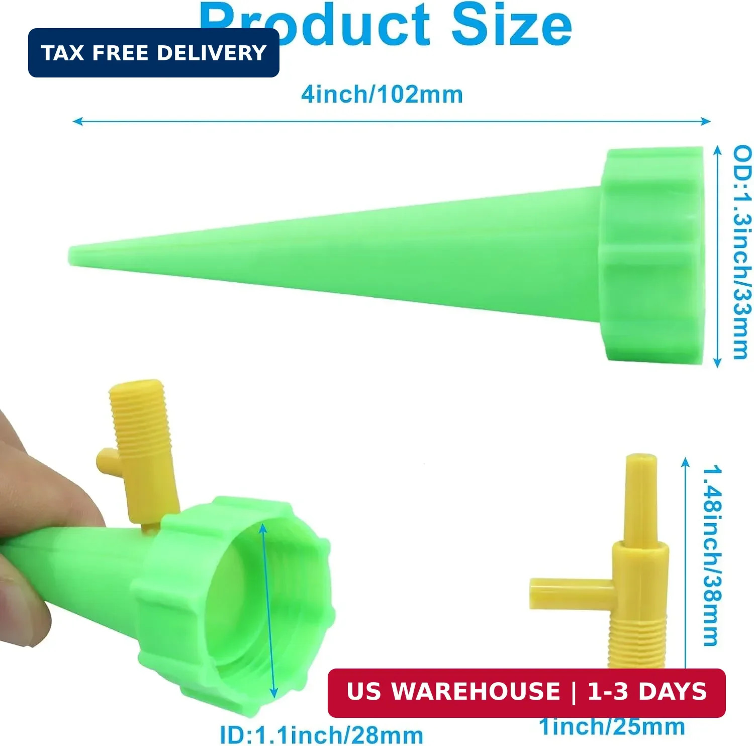 Self Watering Spikes 10pcs-Automatic Plastic Drip Irrigation Devices for Indoor gallery