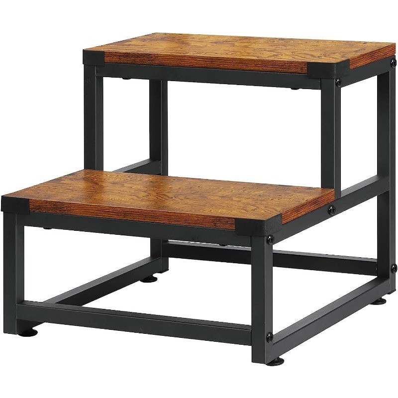 Heavy Duty Foot Stool, Wooden Step Stools for Adults Kids,Bed Steps for High Bed gallery