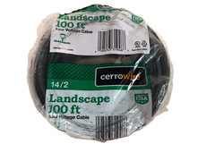 Cerrowire 100 ft. 14/2 Black Stranded Landscape Lighting Wire