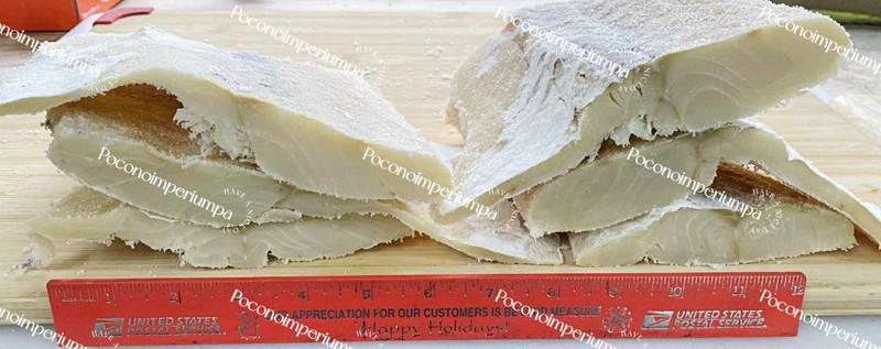 Salt Cod, Bacalao,Dried & Salted Codfish Jumbo Meaty Boneless Free Shipping 1Lb gallery